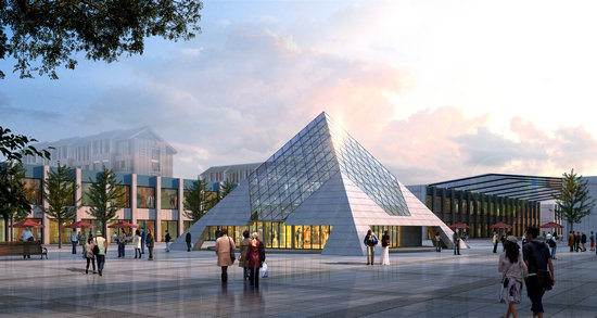 应城金字塔网架